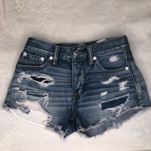AOE Vintage High-rise Festival Jean shorts